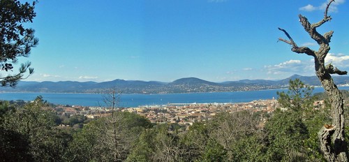 le  golfe vu de la potence a